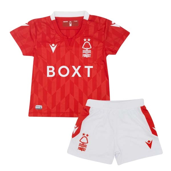 Heimtrikot Nottingham Forest Kinder 2021-2022 Günstige Fußballtrikots